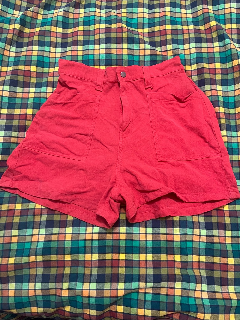 Noble Women’s High-Waist Red Shorts